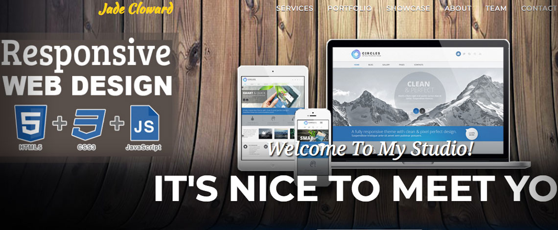 Bootstrap - Responsive Template, 1-Page-Portfolio
