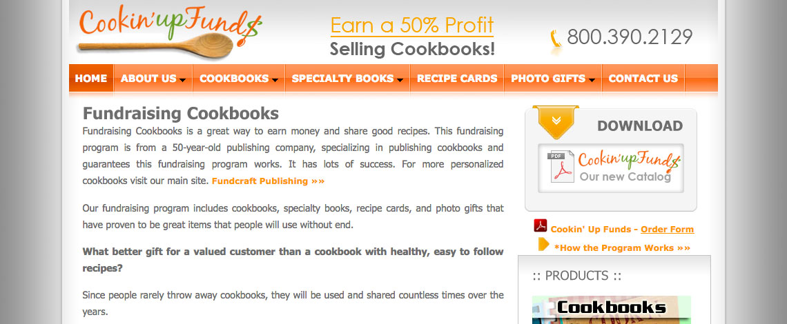 CookinupFunds - Website