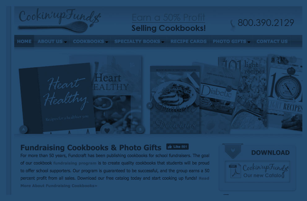 Cookin-Up-Funds Website